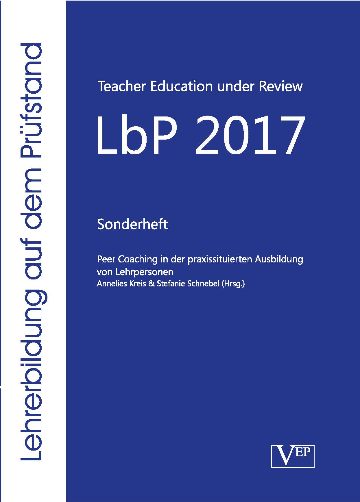 Lehrerbildung auf dem Prüfstand 2017 – 10 (Sonderheft)