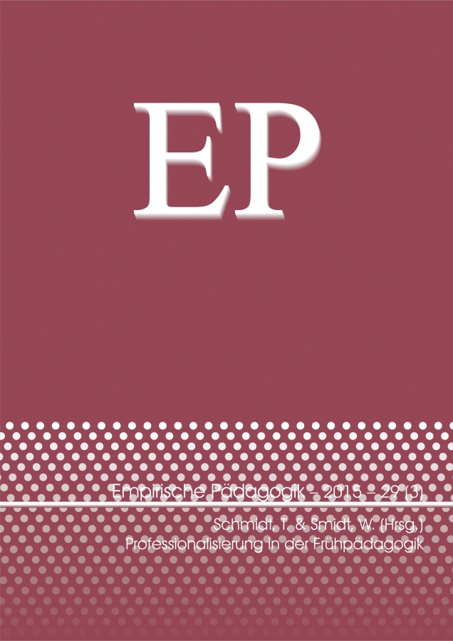Empirische Pädagogik 2015 – 29 (3)