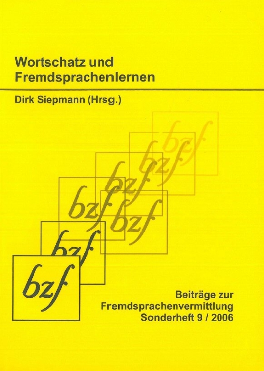 Beiträge zur Fremdsprachenvermittlung 2006 (Sonderheft 9)