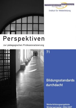Perspektiven zur pädagogischen Professionalisierung (71)
