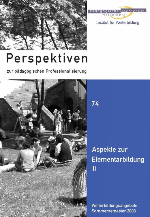 Perspektiven zur pädagogischen Professionalisierung (74)