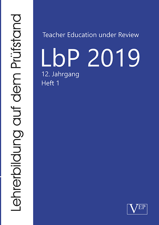 Lehrerbildung auf dem Prüfstand 2019 – 12 (1) [digital]