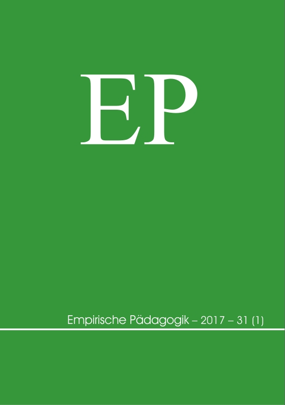 Empirische Pädagogik 2017 – 31 (1)