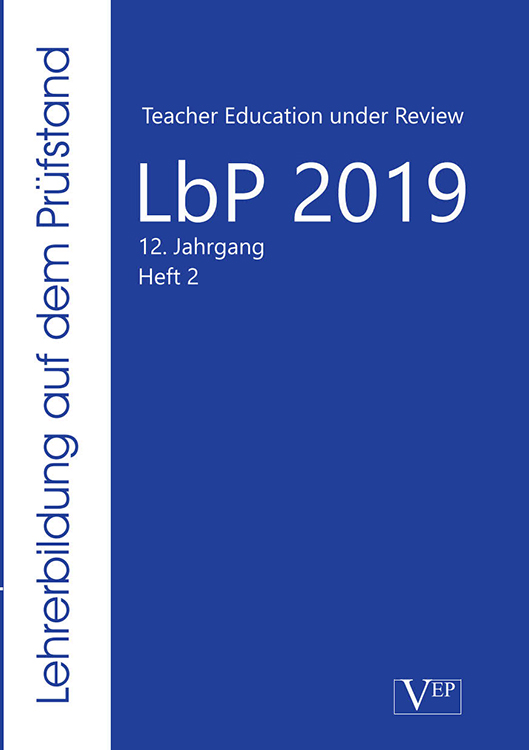 Lehrerbildung auf dem Prüfstand 2019 – 12 (2) Kap.6 [digital]
