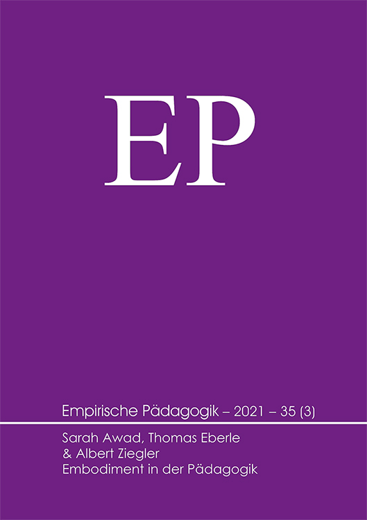 Empirische Pädagogik 2021 – 35 (3) [digital]
